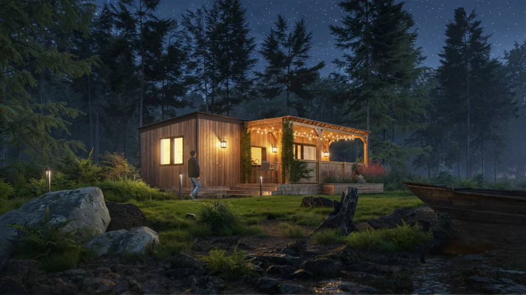 Lodge Clairivage – Écodomaine des Lacs Sereins – BenRaff Studio