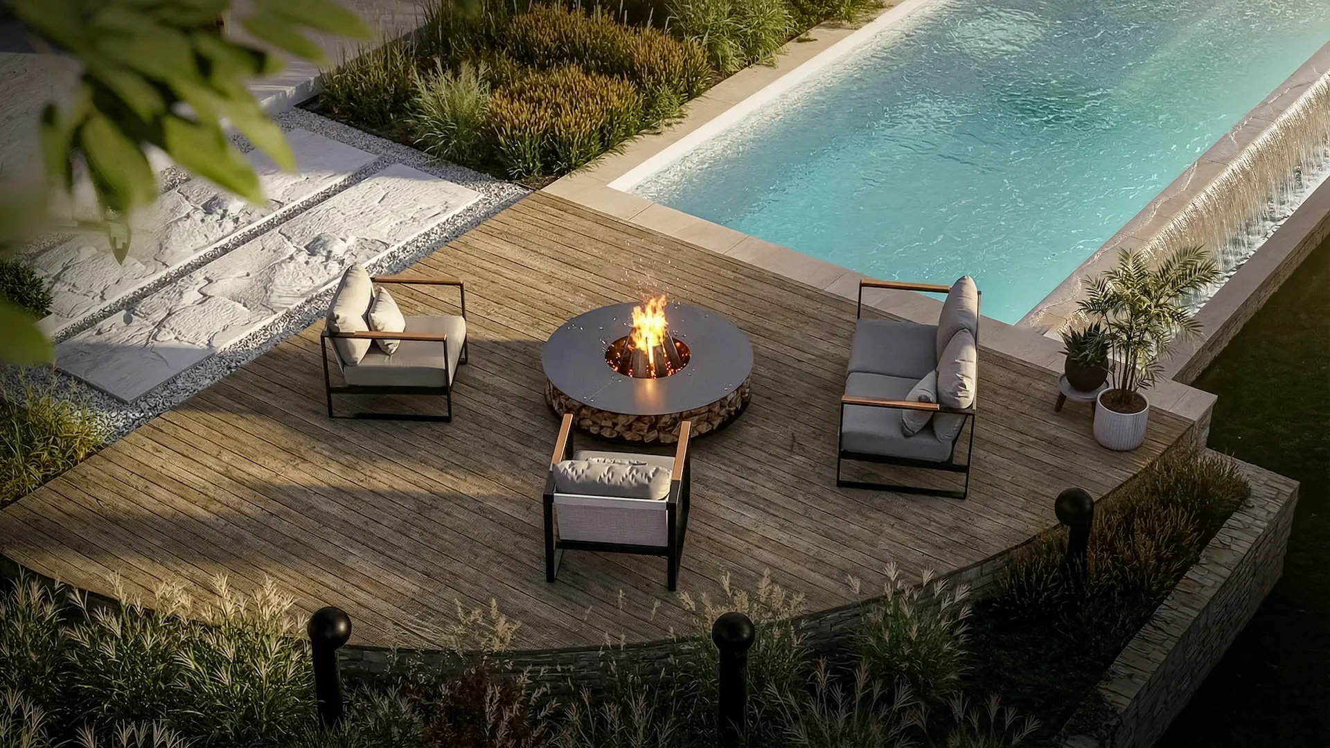 BenRaff Studio - rendu 3D paysagiste et pisciniste